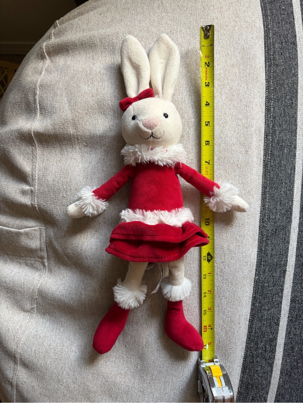 Jellycat Christmas Bitsy Bunny stuffed animal - Picture 6 of 8